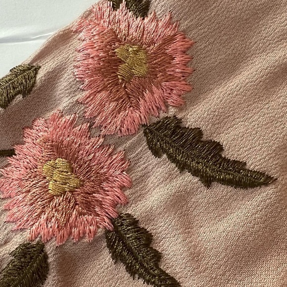 ANGEL BIBA Floral Embellished Fit and Flare Mini Dress Size 8 NWT - Picture 7 of 16